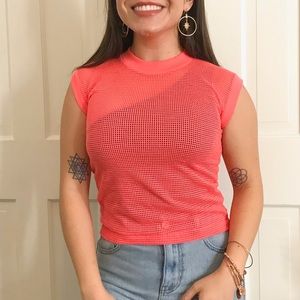 Vintage 1980’s Hip-Hop Mesh Sleeveless Shirt